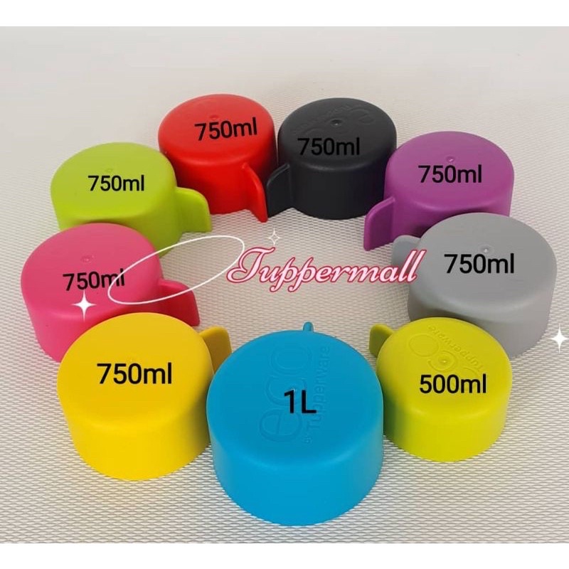 Tupperware Eco Bottle Screw Cap / Fliptop Cap Spare Part 500ml / 750ml ...