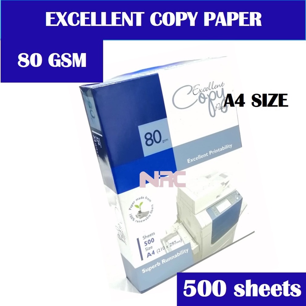 A4 Paper/Excellent Copy Paper/A4 Kertas 70gsm&80gsm/Copier Paper Shopee Malaysia