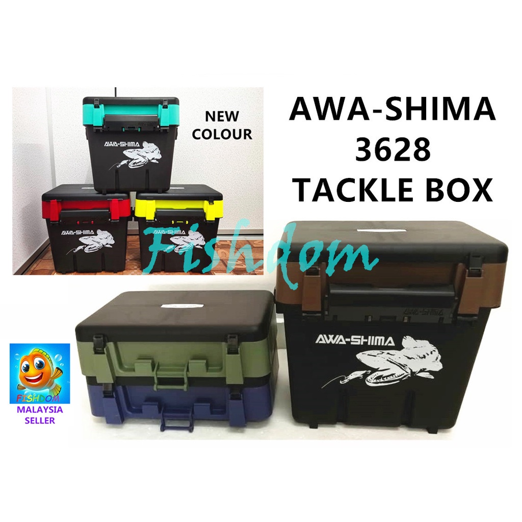 FISHDOM AWA SHIMA 3628 FISHING TACKLE BOX TOOL BOX