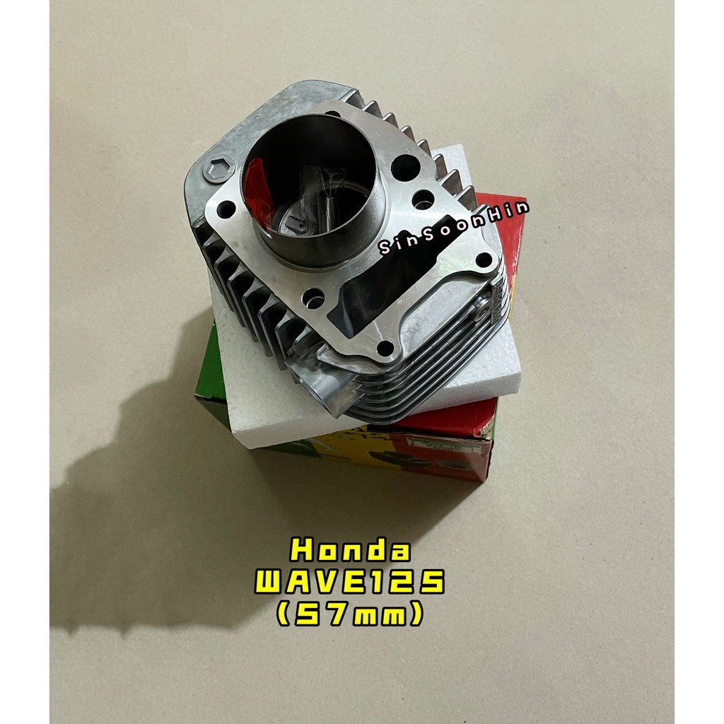 DOPHIN RACING BLOCK SET HONDA WAVE125 W125 STANDARD 57MM BLOK SET ...
