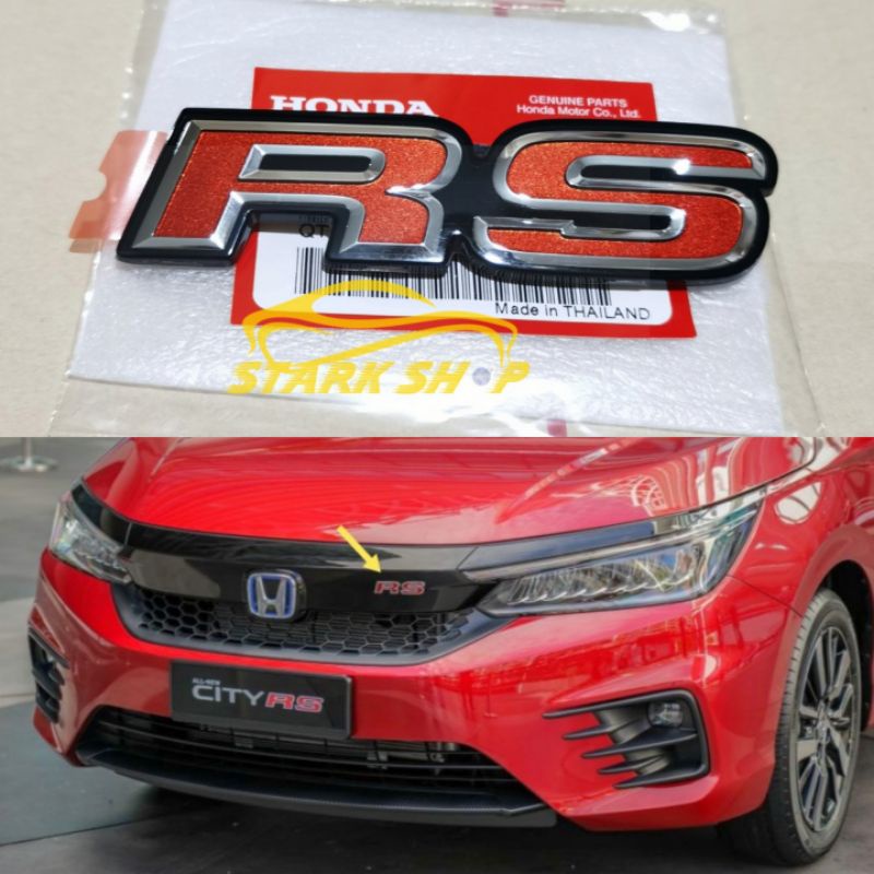 ORIGINAL HONDA CITY GN2 RS 2020 FRONT GRILLE RS LOGO EMBLEM "RS