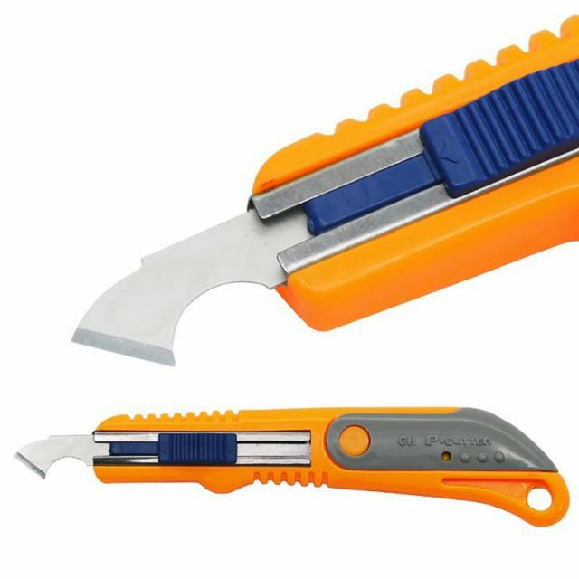 Multi-Use Acrylic Hook Knife Plastic PVC Cutter Craft Knife Cutting  Plexiglass + 2 Blades