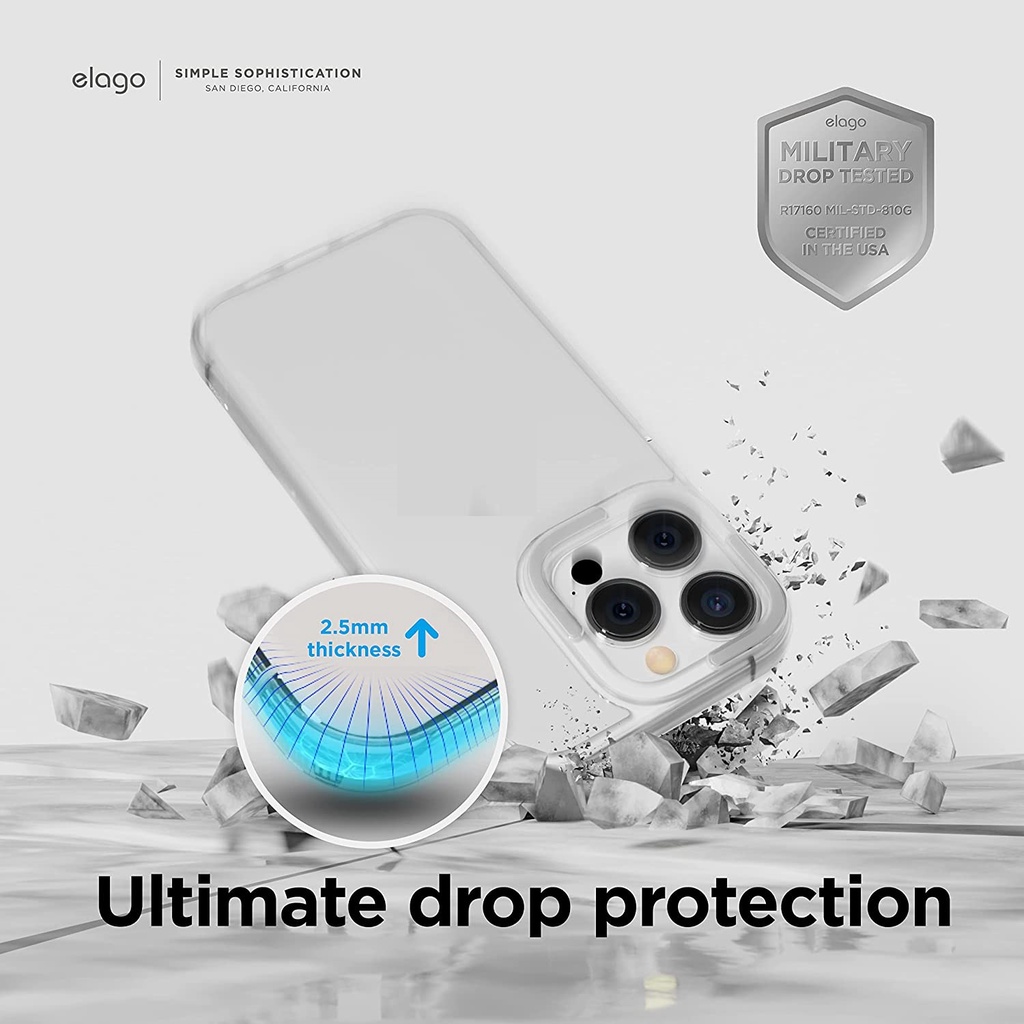 [ship from Johor] elago Dual Clear Case Compatible with iP14 Pro Max iP ...