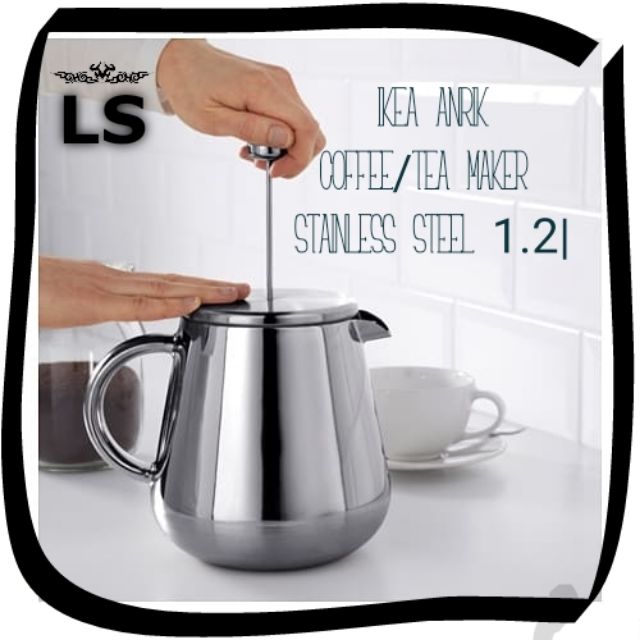 IKEA ANRIK Coffee / Tea Maker Stainless Steel 1.2l Shopee Malaysia