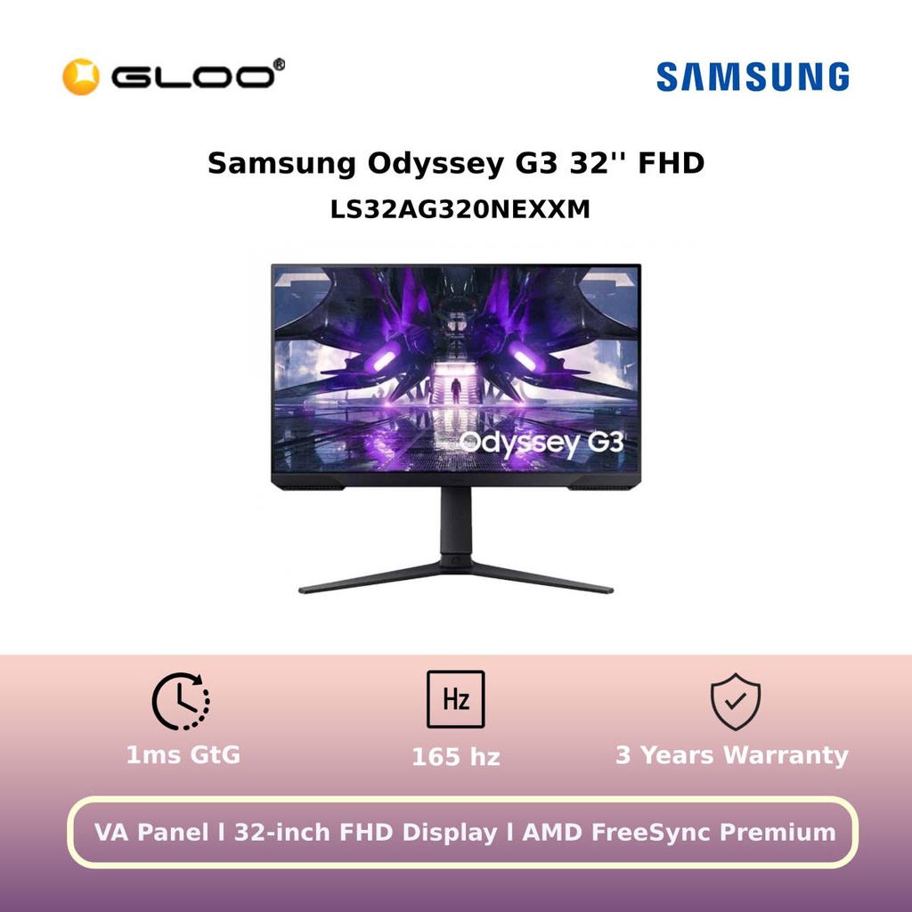 Samsung Odyssey G3 32'' FHD - LS32AG320NEXXM | Shopee Malaysia
