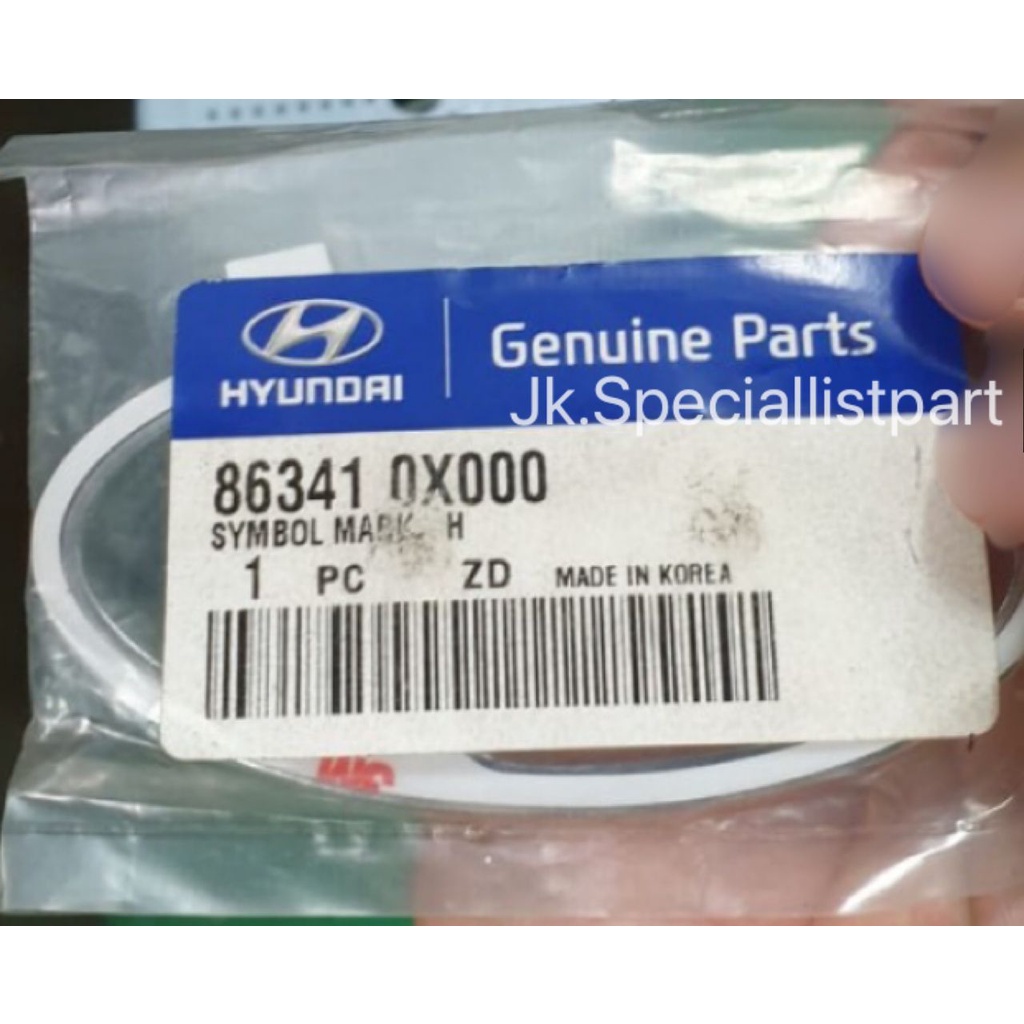 EMBLEM NAME PLATE (H) FRONT & REAR (PC) GENUINE PART (ORIGINAL) HYUNDAI ...