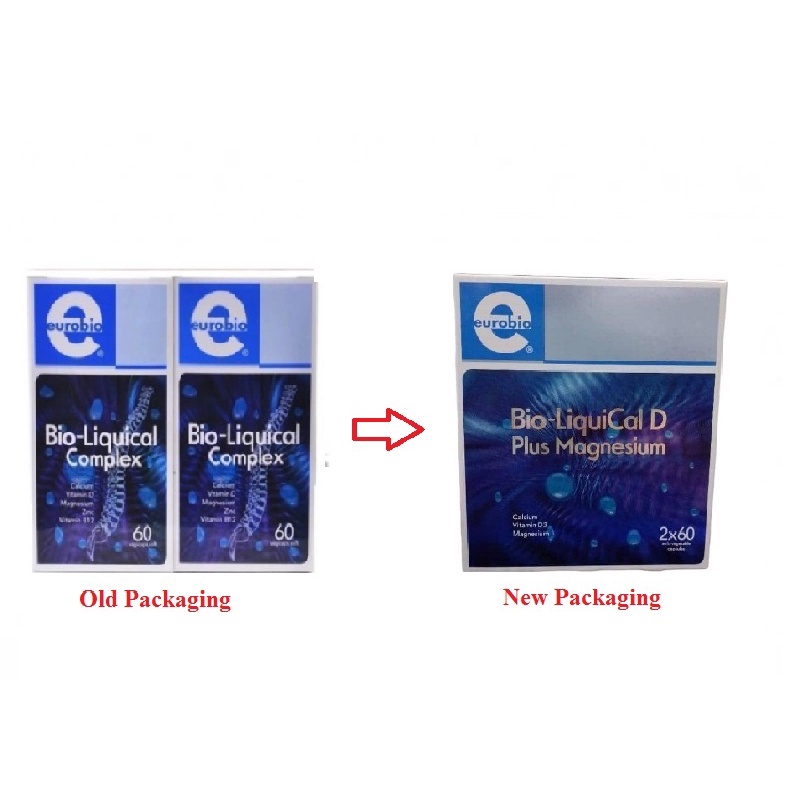 [NEW PACKAGING] Eurobio Bio-LiquiCal D Plus Magnesium (60's / 2x60's ...