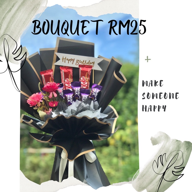 choc bouquet bajet RM25