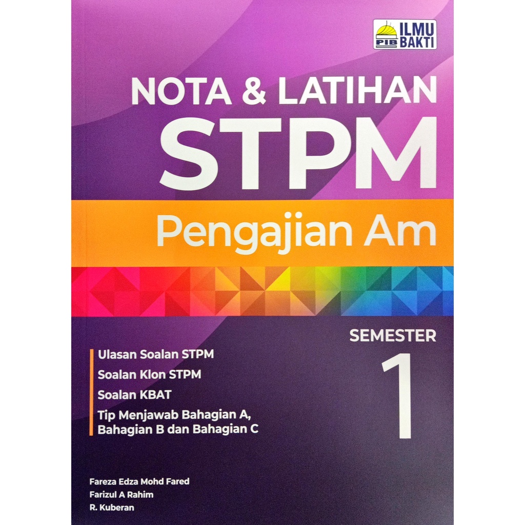 Buku Latihan : Nota & Latihan STPM Sem 1 2022 - Pengajian Am / Bahasa ...