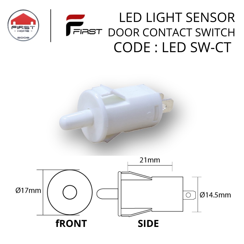 LUXE LED Light Wardrobe Door Contact Switch Rocker Light