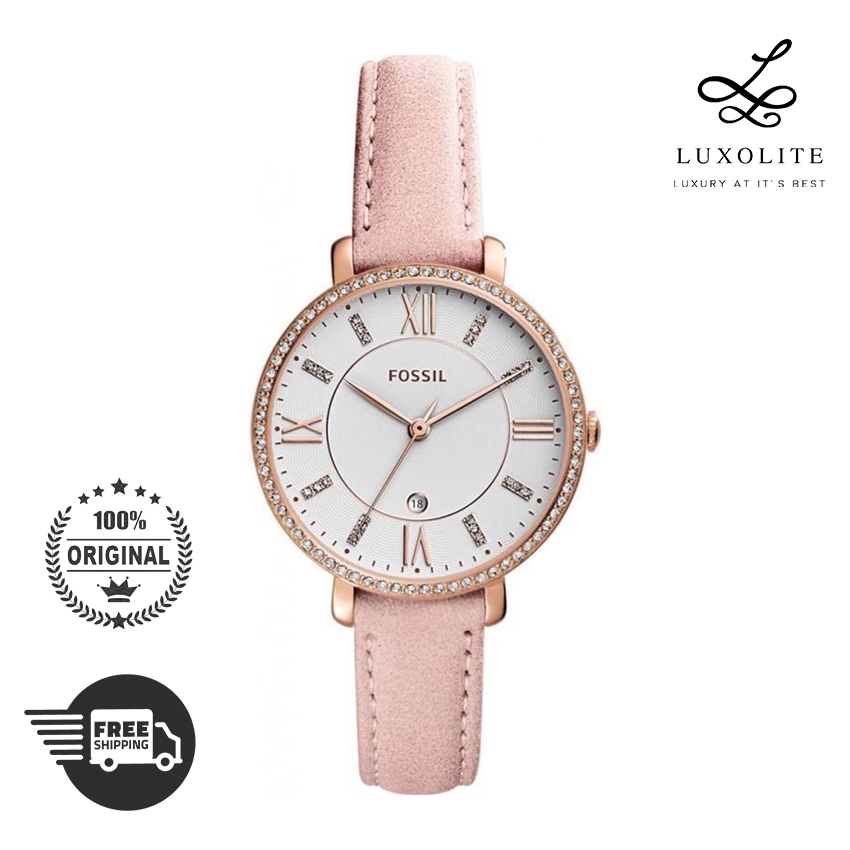 Fossil on sale watch pink