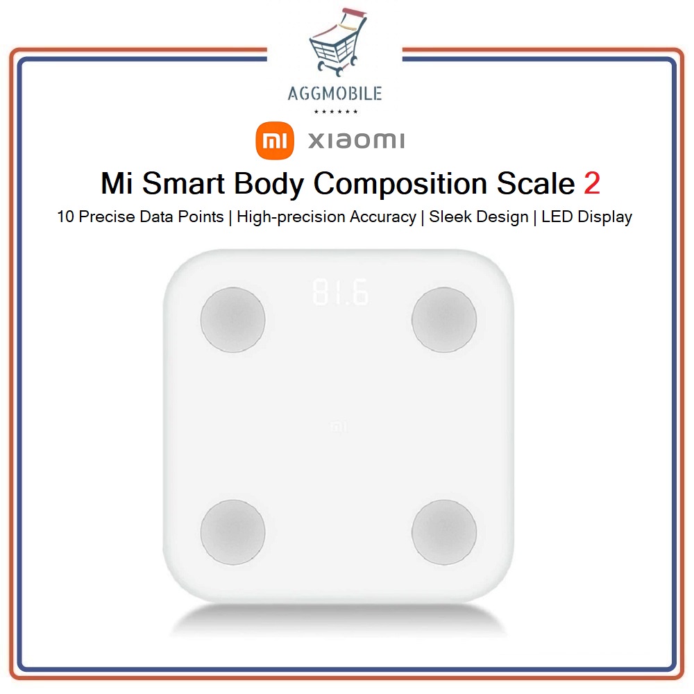 Xiaomi Mi Smart Scale 2 / Smart Composition Scale 2 (LED Display, Body ...