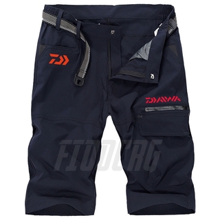 【READY】 New Daiwa Fishing Shorts Summer Sport Cotton Quick Dry Men Fishing  Clothing Plus Size DAWA Breathable Fishing Pants