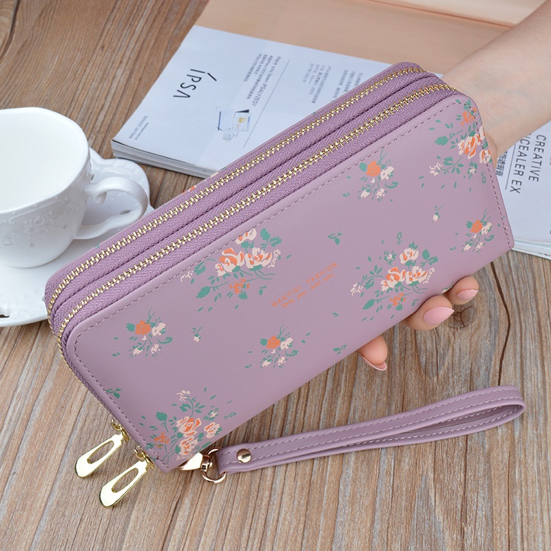 Dompet Perempuan Women Wallet Long Wallet Leather Wallet Long Wallet ...