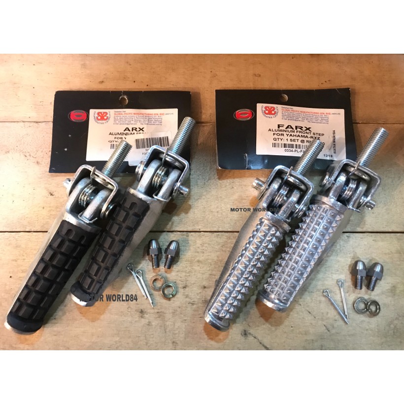 FOOTREST STEP YAMAHA RXZ RACING ALLOY / ALUMINIUM FRONT FOOTREST FOR ...
