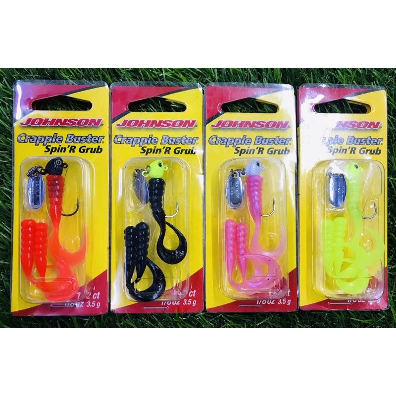 JOHNSON CRAPPIE BUSTER SPIN'R GRUB LURE