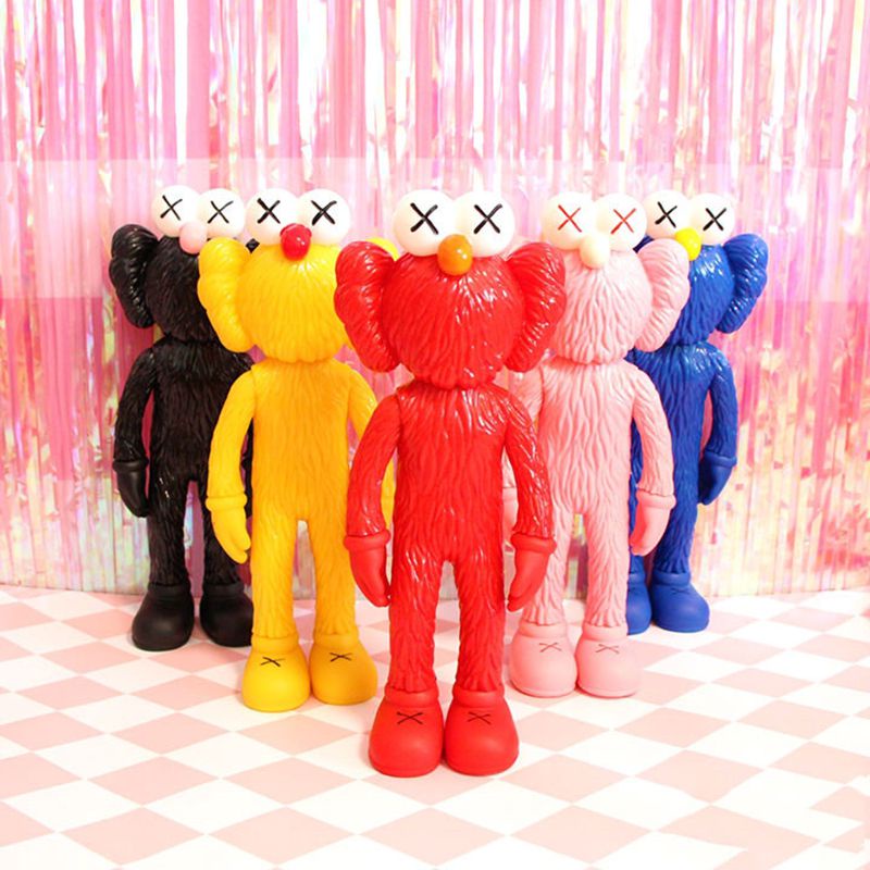 Kaws Exhibition 12" Sesame Street Kaws BFF PVC Refinement Collections
