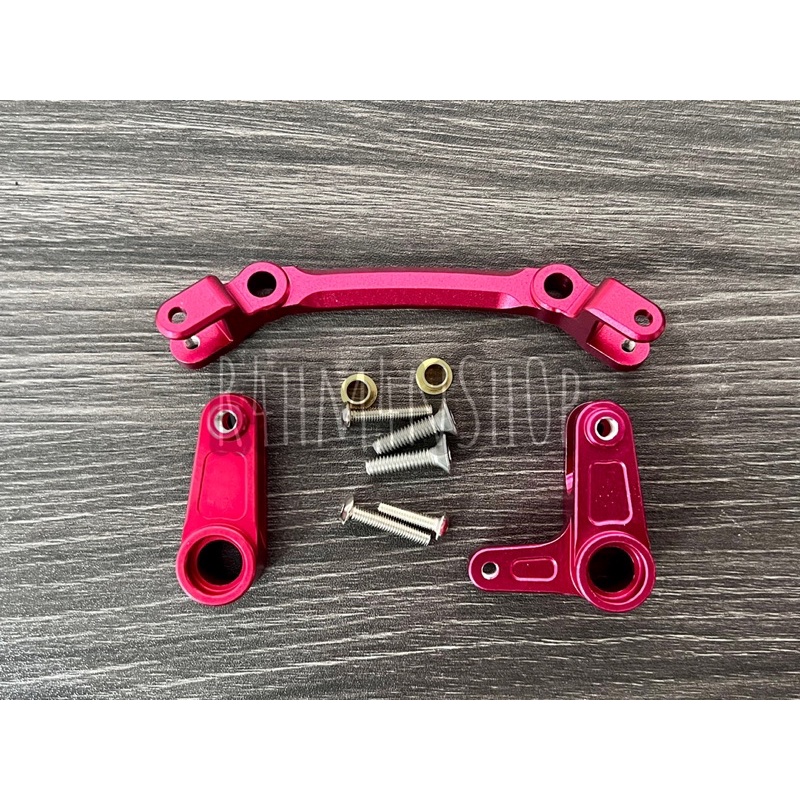 BRACCI ANTERIORI INFERIORI ANTERIORI IN ALLUMINIO - SET 6 PEZZI Nero - Foto 7