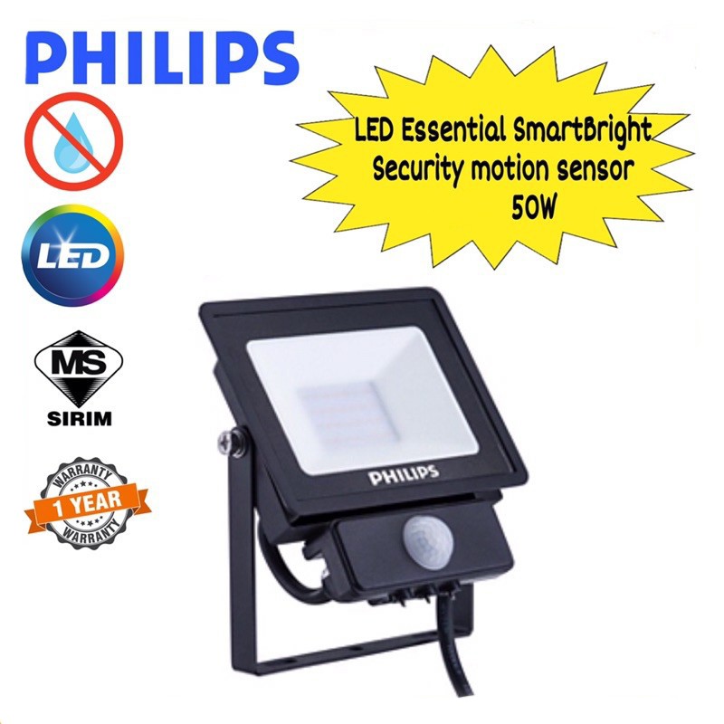 Philips led motion sensor deals floodlight 50w