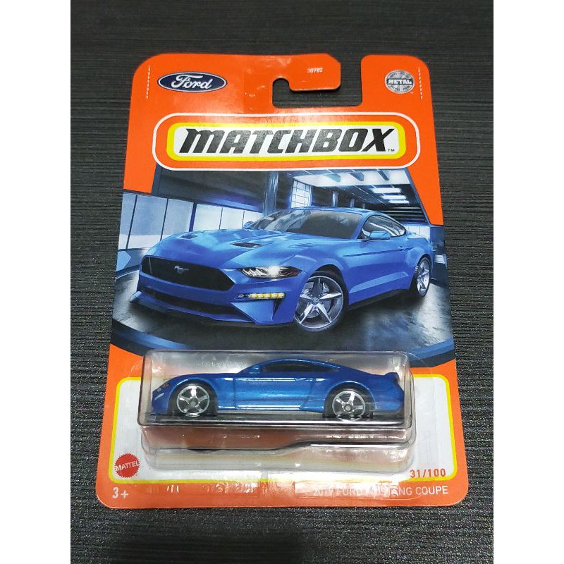 Matchbox Action Drivers Park &amp; Play Garage Con Ford Mustang 2019 - Giocattolo Nuovo