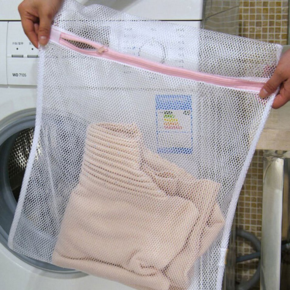 Zipped Laundry Washing Bag Laundry Bags Net Mesh Socks Bra Clothes