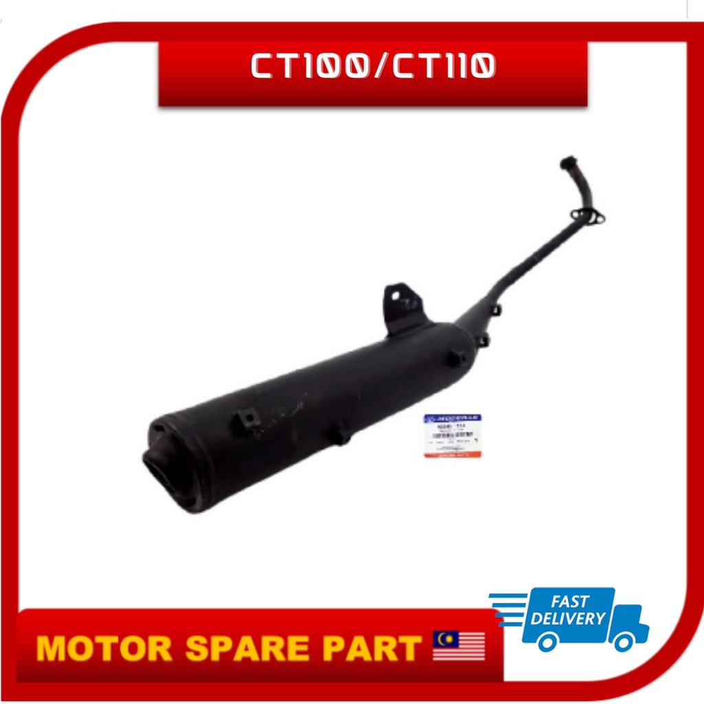 MODENAS CT100 / CT110 EXHAUST PIPE ASSY EKZOS PIPE MUFFLER COMP CT-100 ...