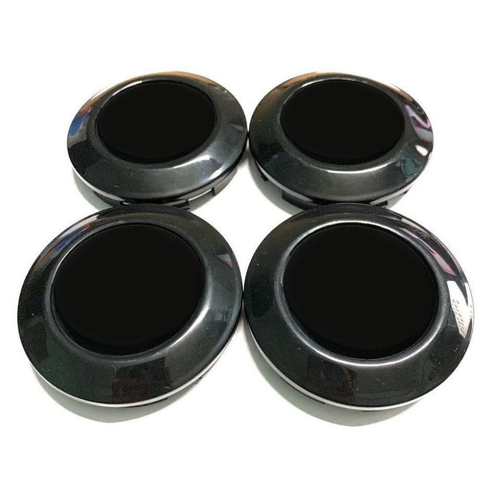 4pc 76MM/72MM Black Silver Car Modified Wheel Center Cover Rim Hub Cap ...