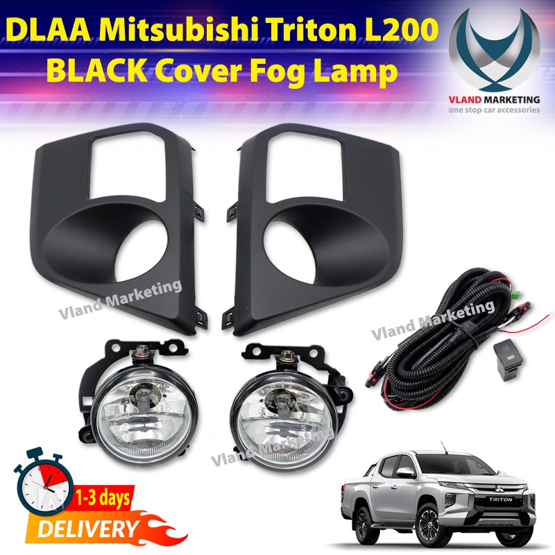 Mitsubishi Triton L200 2019 2020 Dlaa Fog Lamp Sport Light With Wiring