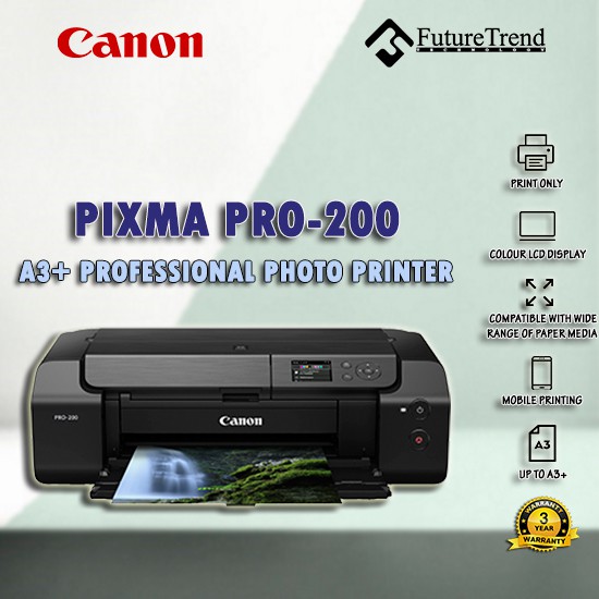 Canon PIXMA PRO-200 Professional Photo Printer with Panorama Size ...