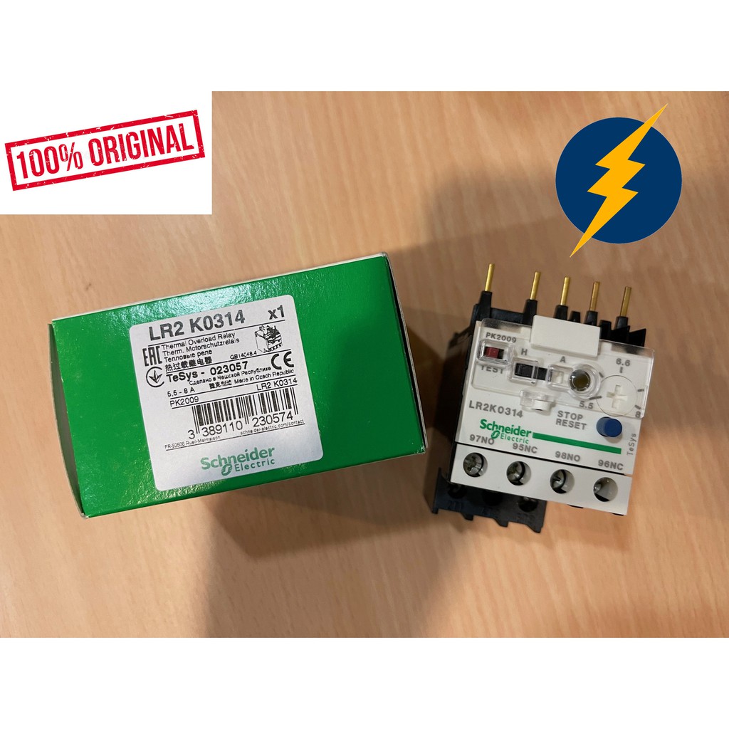 Schneider LR2K0314 TeSys K differential thermal overload relays 5.5