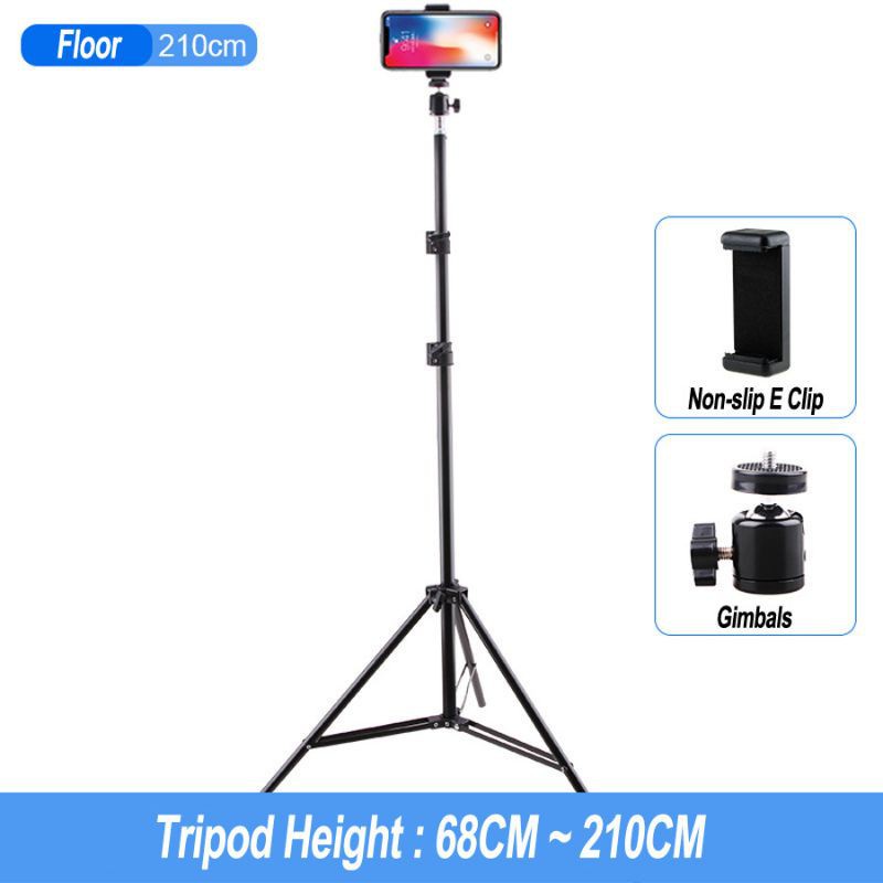 Multifunction 210cm Tripod Selfie Stand Live Stand Phone Stand Ipad ...