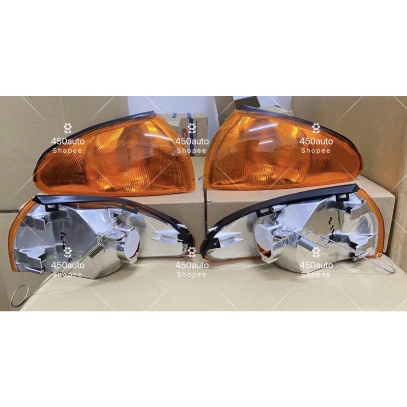 WIRA SATRIA PUTRA SIGNAL OREN SET / SIDE CORNER LIGHT ORANGE TURN AMBER ...