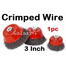 CRIMPED BRASS WIRE BRUSHES - HIGH QUALITY