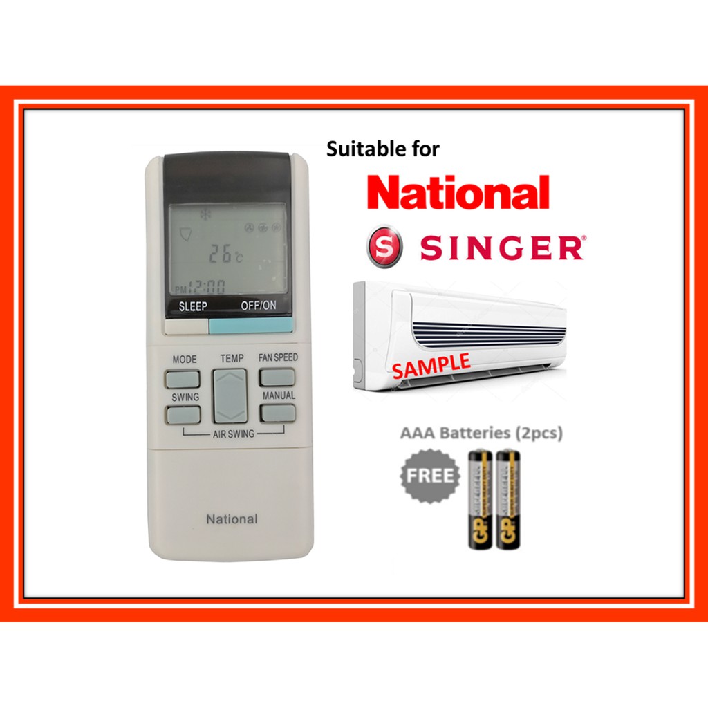 Replacement For National / Fujiaire / Singer NV-264 Air Cond Aircond ...