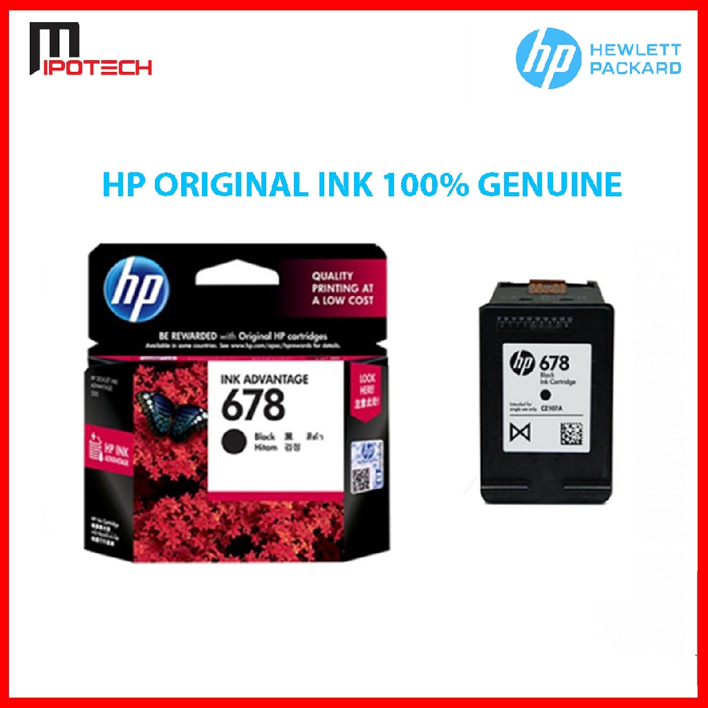 Original】HP 678 Ink Advantage Deskjet printer | Malaysia
