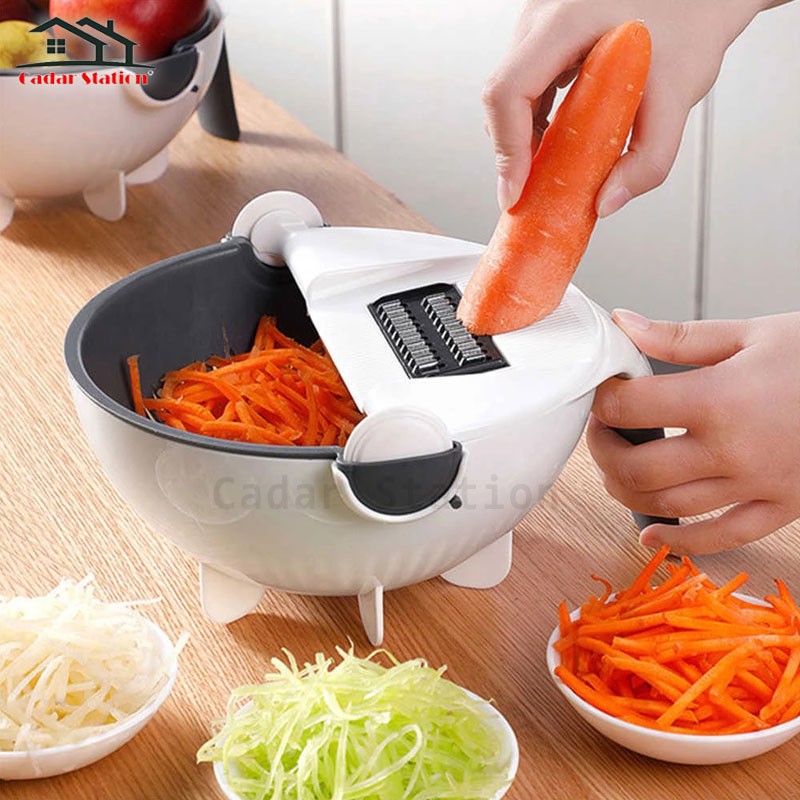 1 Multi-functional Vegetable Chopper Carrots Potatoes Manually Cut