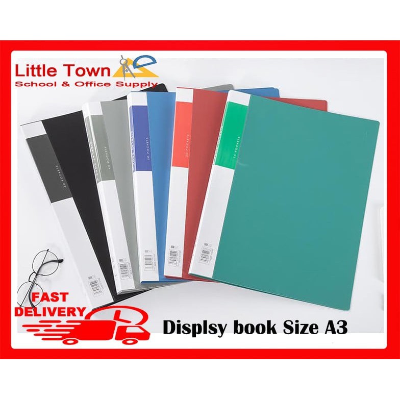 Office data display book plastic file folder with pocket Clear book ...