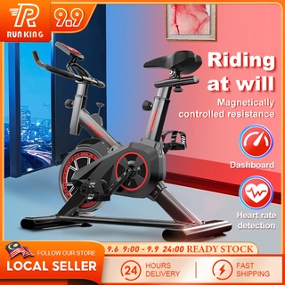 Gym Fitness Spinning Bike with Heart Rate Exercise Bike Indoor Cycling  Basikal Senaman Dalam Rumah