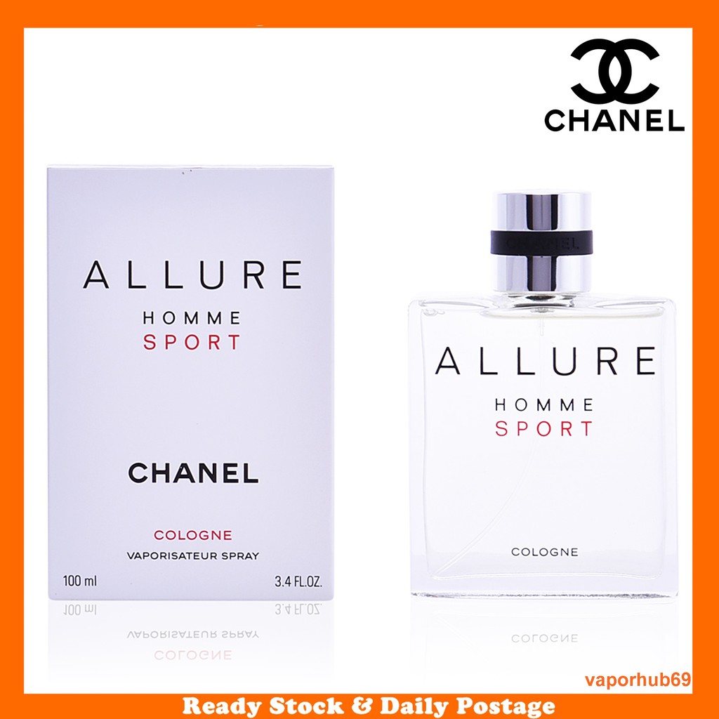 Chanel Allure Homme Sport Cologne Spray 100ml Men's Perfume
