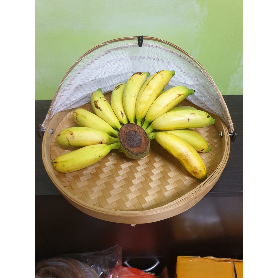 Traditional Tudung Saji Rotan Buluh / Rattan Bamboo Food Cover, Food