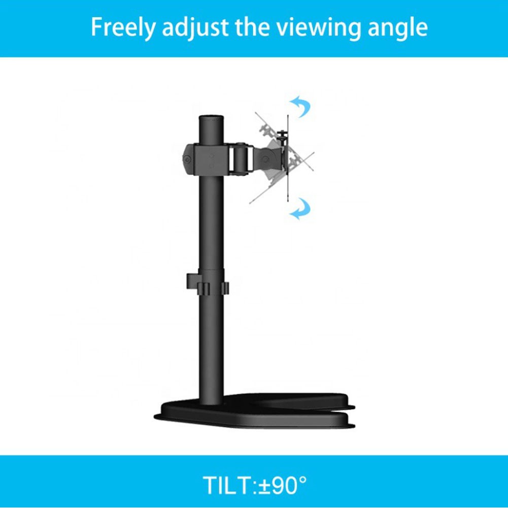 13 to 32 inch VESA 100*100 Adjustable Height Free standing Mount Base ...