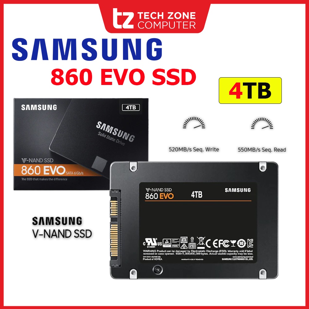 Samsung 860 clearance evo 4tb