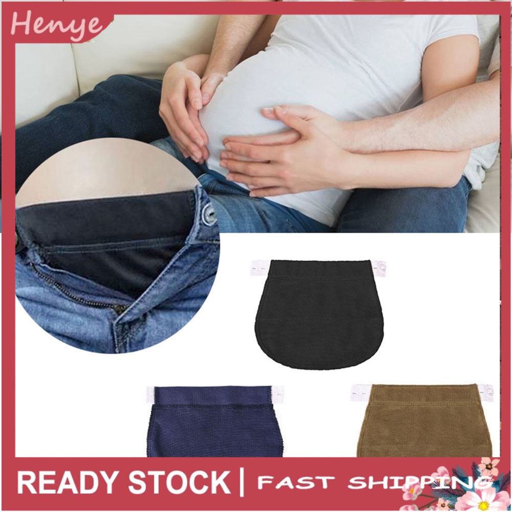 [Ready Stock]Henye Maternity Pregnancy Women Waist Jeans Trousers