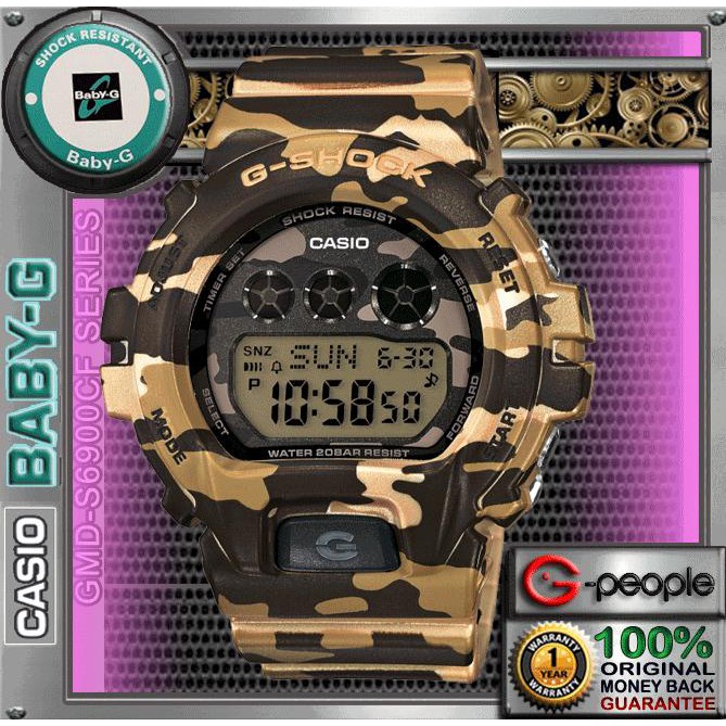 G-SHOCK GMD-S6900CF-3 Camouflage Watch | Shopee Malaysia