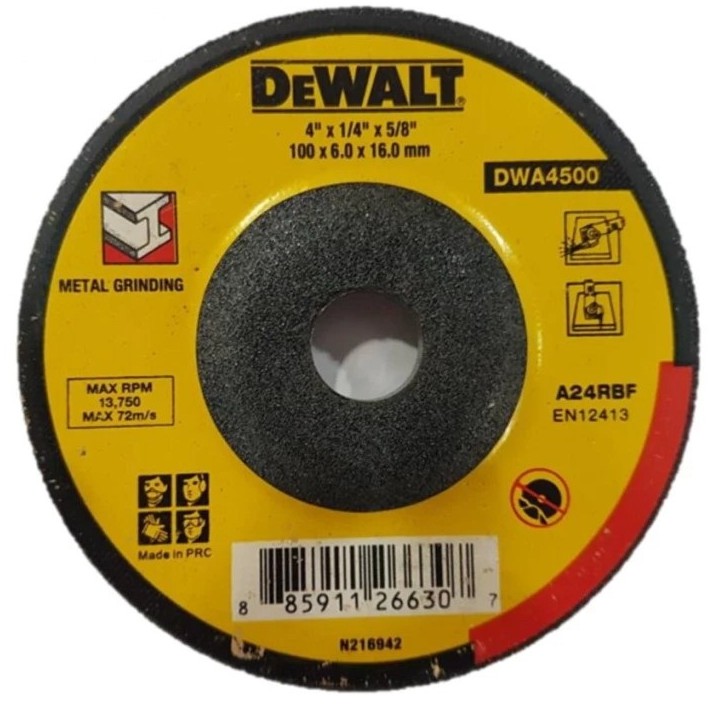 DEWALT 4" METAL GRINDING DISC Shopee Malaysia