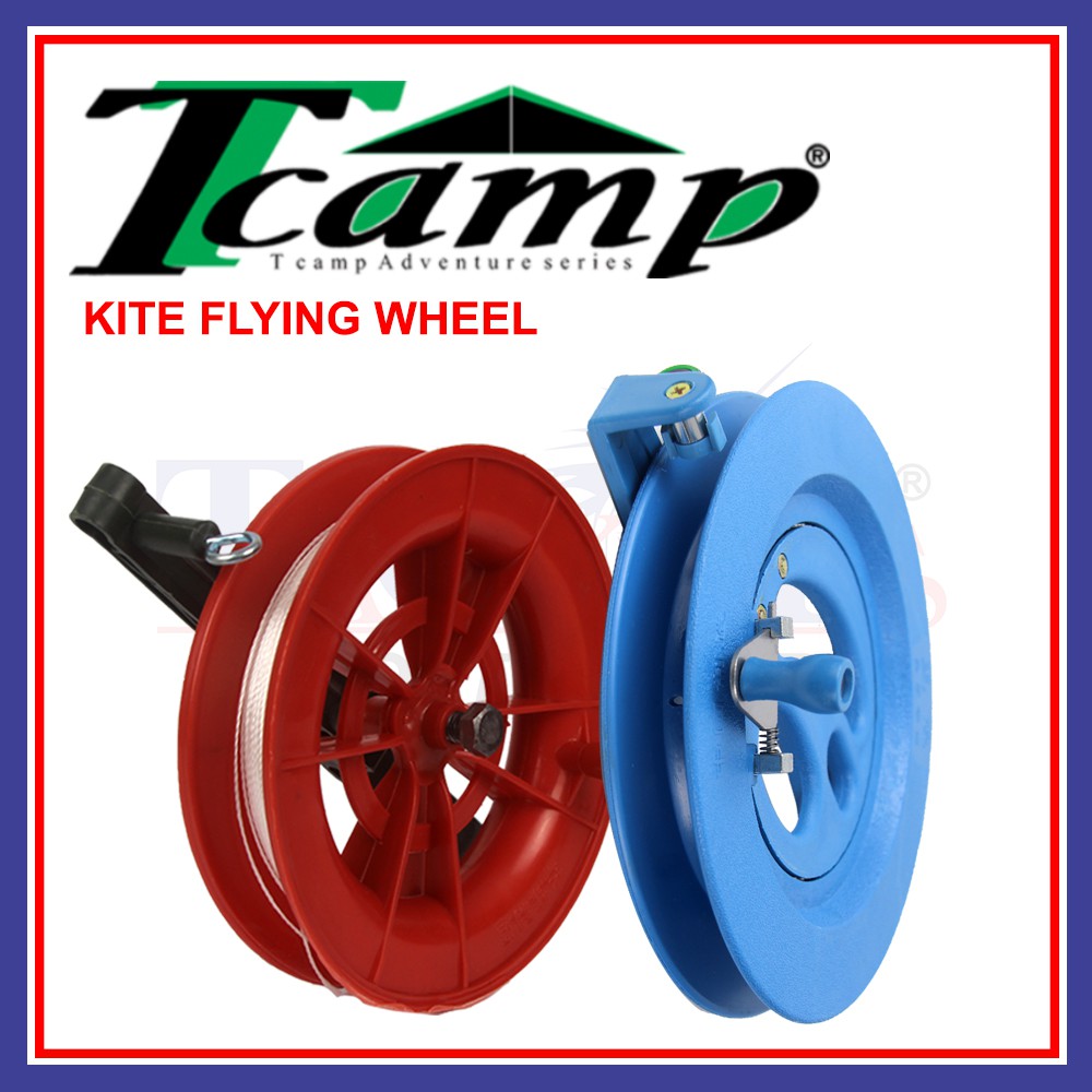 High Quality Outdoor Play Red Fire Kite Grip Reel Winder Wheel