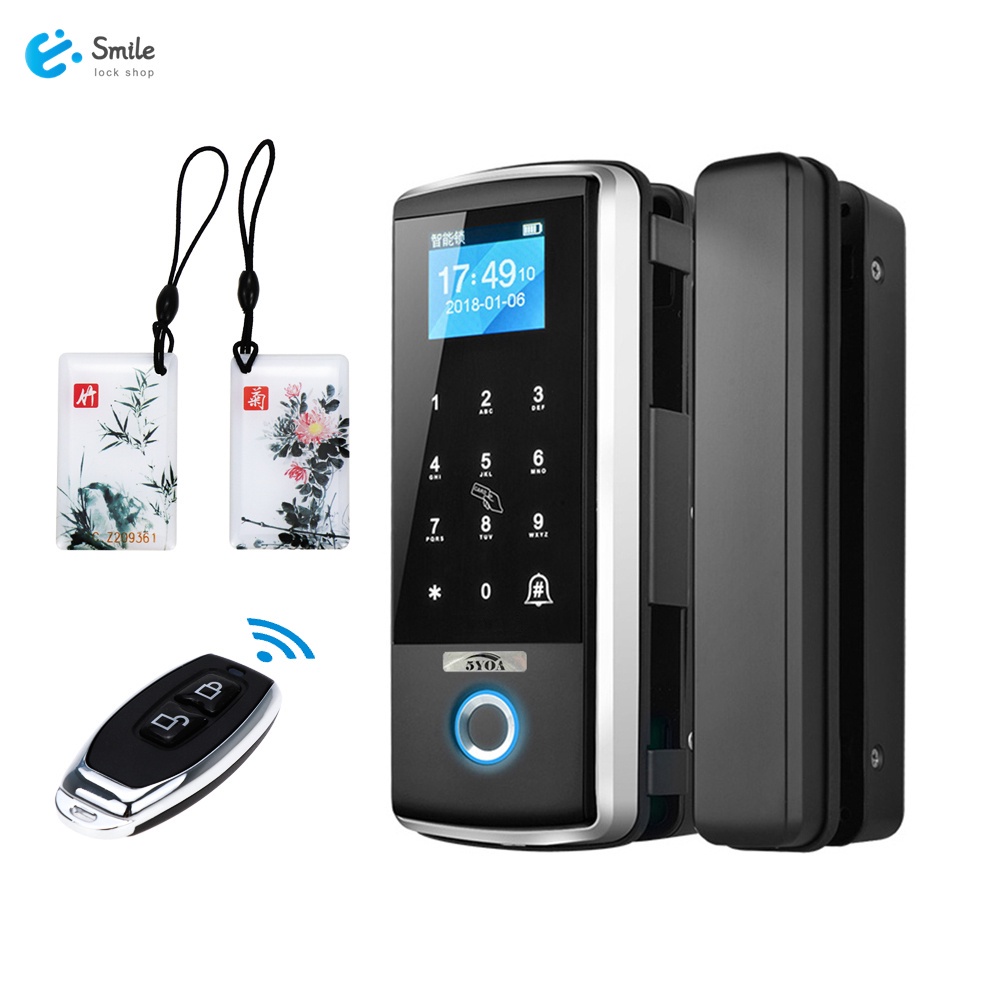 Smart Door Lock Fingerprint Electronic Digital Gate Opener Electric ...