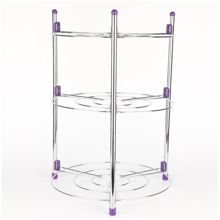 Stainless Steel Kitchen Rack Storage Pan Pot Organizer Rack Storage ...