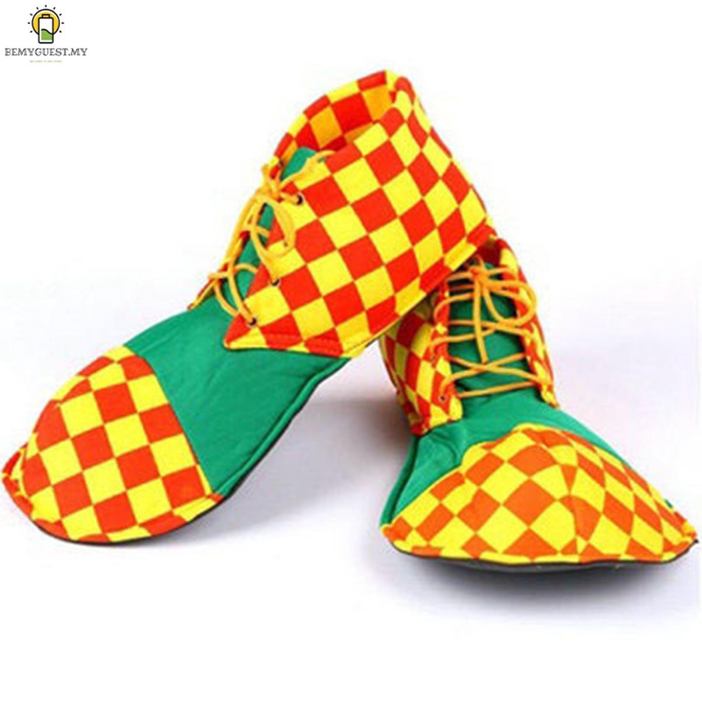 thumbnail image 2 of Clown Costume Shoes Fun Costumes Deluxe Adult Clown Shoes - Standard Size Classic Clown Footwear Classic Clown Look 2 of 12