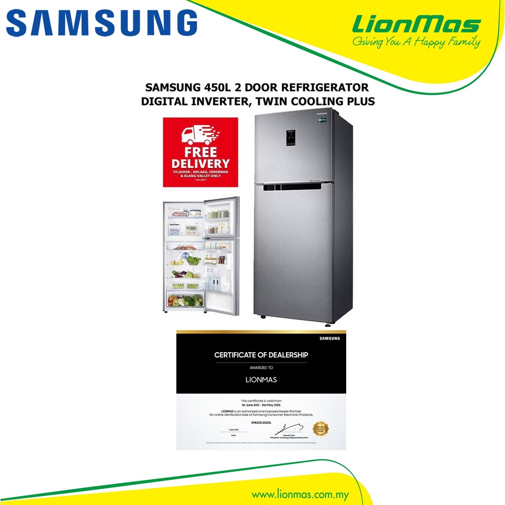 Samsung 450 online litre fridge freezer